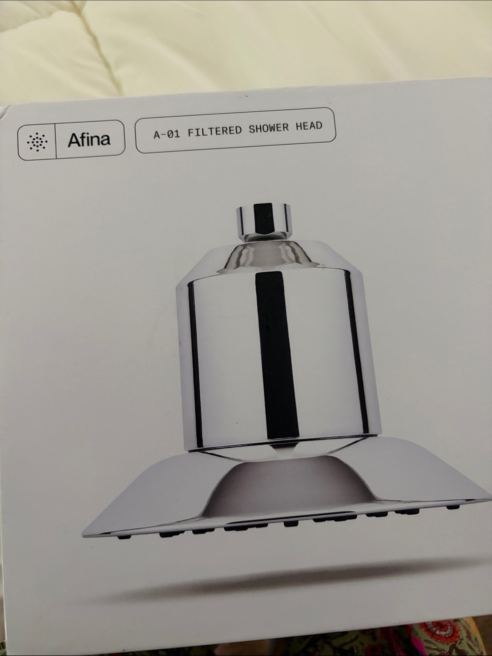 BRAND NEW NEVER USED!! Ina Chrome Filtered Shower Head - Polished Silver Finish